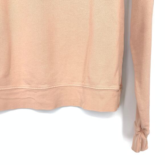 MATE The Label Crewneck Sweatshirt Womens XS Organic Cotton Blush Pink Pullover - Picture 4 of 6